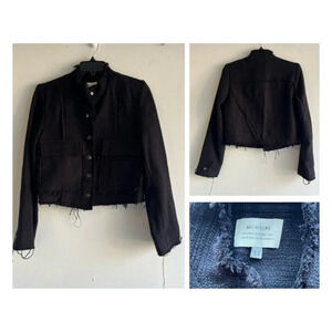 McGuire "Bloomsbury" Black Tweed Blazer Jacket 22145